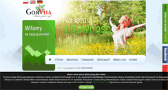 Desktop Screenshot of gorvita.com.pl